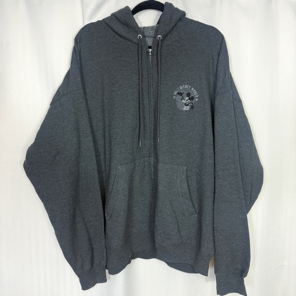 Walt Disney World Mickey Full Zip Hoodie Size 2X